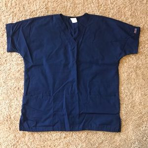 Navy Scrub Top